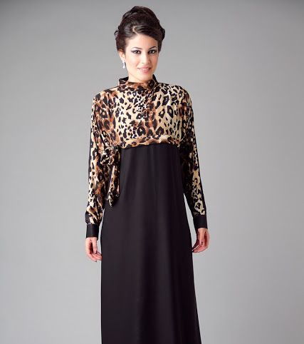 تألقي في شهر رمضان بالعباية المطبعة بنقشة النمر