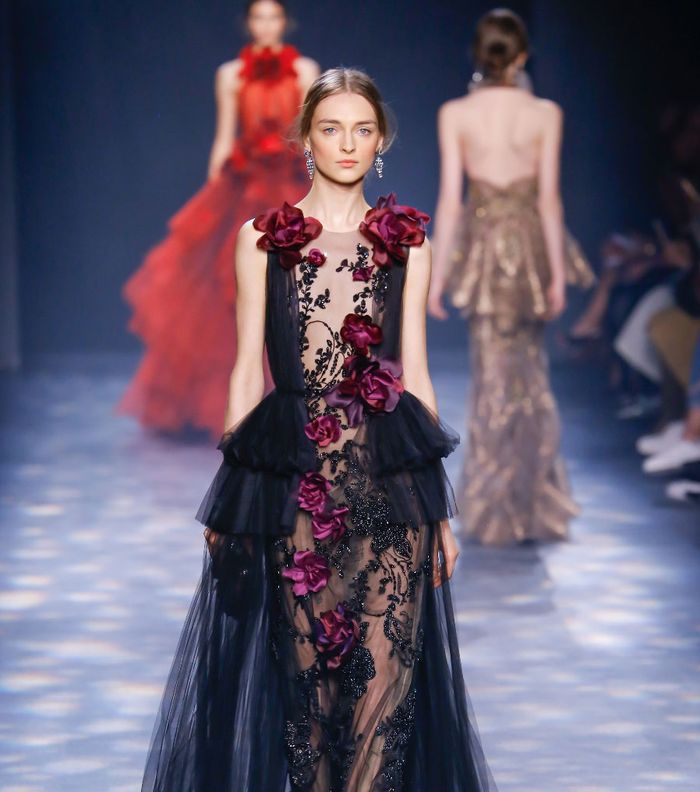 احدث فساتين طويلة فخمة 2017