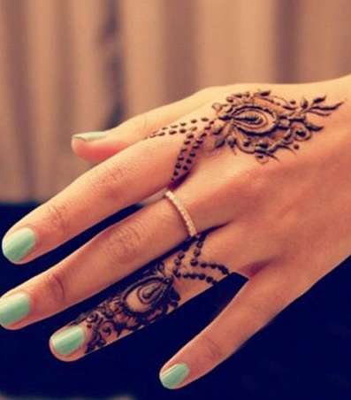 صور نقوش حناء ناعمة