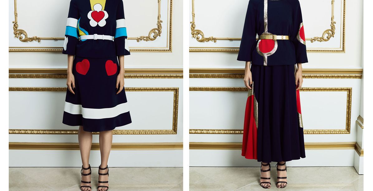 الاقمشة المطبعة بالرسومات والدوائر الملونة