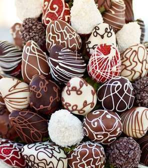 الشوكولاته المزيّنة