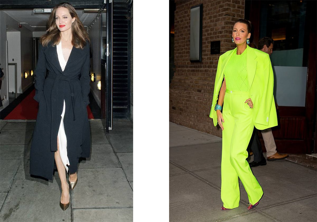 انجيلينا جولي والوان النيون