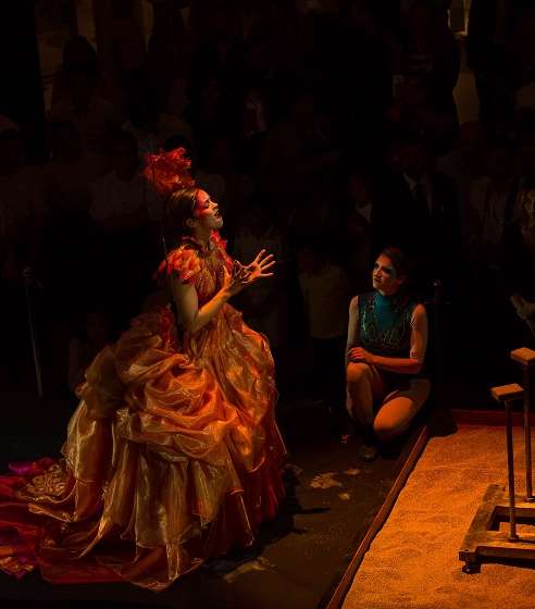 اداء ساحر وحصري لـ Cirque du Soleil  خلال حفل افتتاح ليڤيل كيدز
