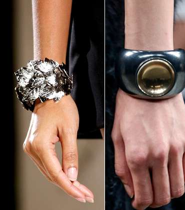 من موديلات المجوهرات الرائجة في صيف 2014، الأساور الضيقة أو الـ Cuff