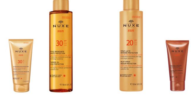 Nuxe Sun: خط الإنتاج الأول لمنتجات الحماية من الشمس من Nuxe