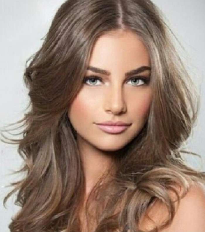 صور صبغة بني غزالي مع اشقر رمادي