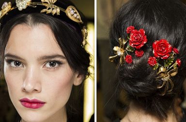 صور اطلالات شعر ومكياج عروض ازياء اسبوع الموضة في ميلانو لشتاء 2016