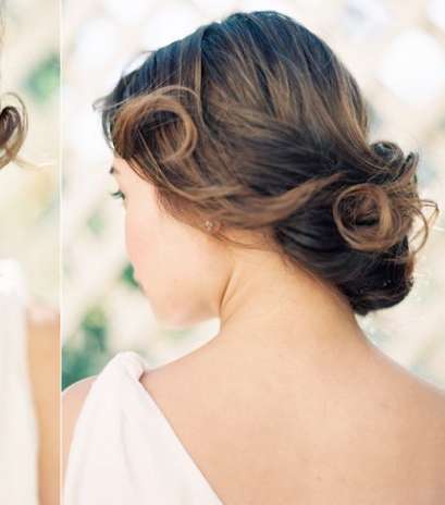 تسريحة الـ  Updo تزيد إطلالتك أنوثة يوم الزفاف