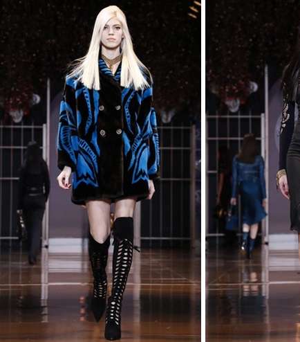 من مجموعة فيرساتشي لشتاء 2015، إليك أجمل الأزياء