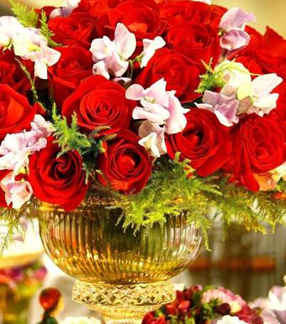 صور اجمل ازهار الزفاف | صور زهور زفاف حمراء 