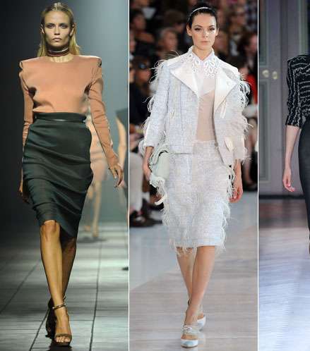 موضة الـ Pencil Skirts في شتاء 2012