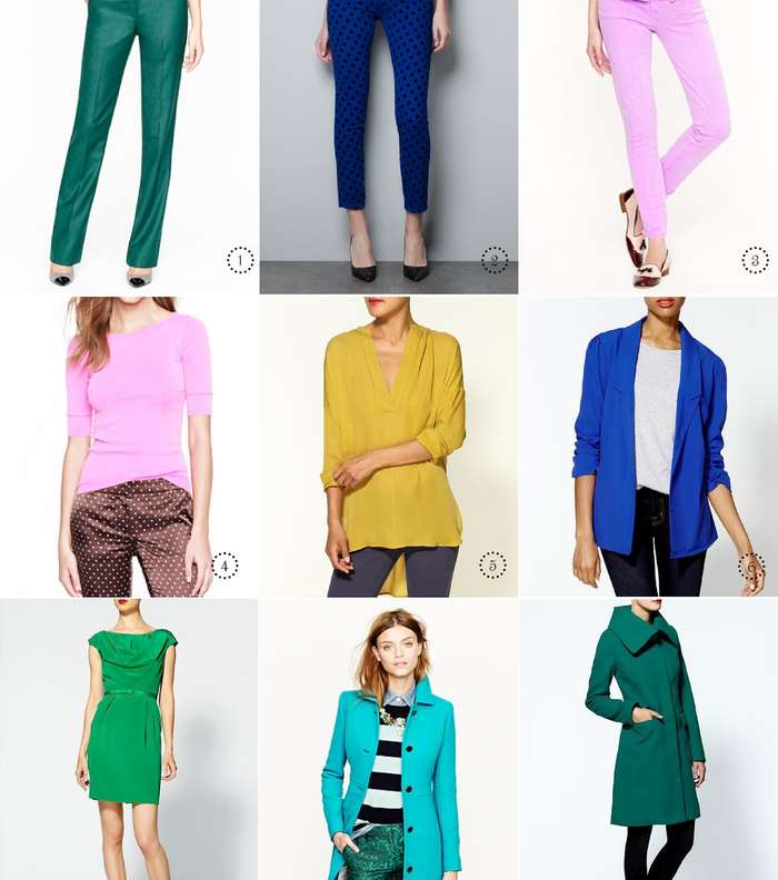 اعتمدي الألوان القوية أو ألوان النيون في شتاء 2013