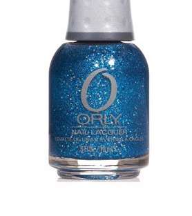 طلاء أظافر أزرق داكن من Orly 