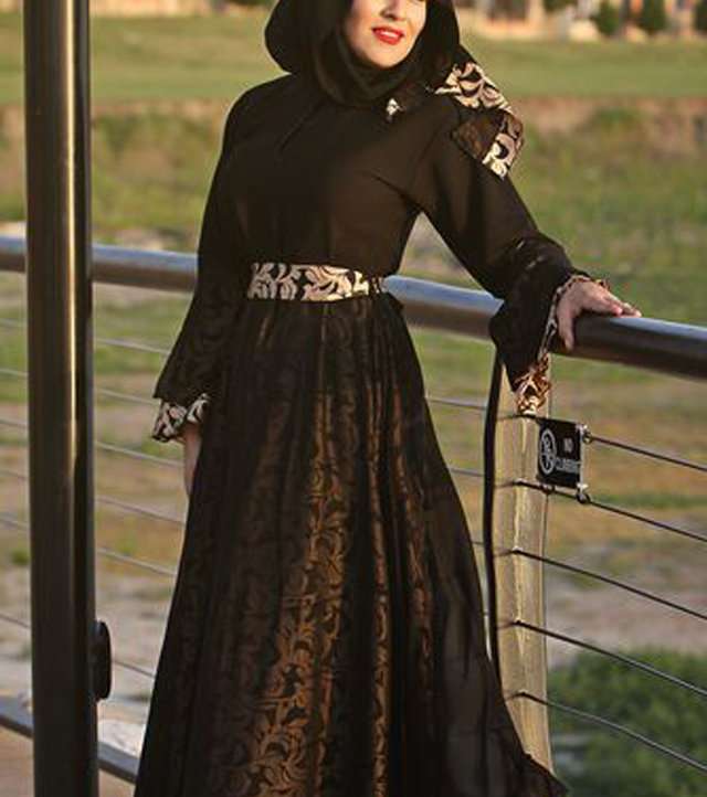 صور اجمل عبايات حزام عالخصر