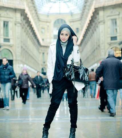 طريقة عصرية وصيحات جديدة لوضع الحجاب 