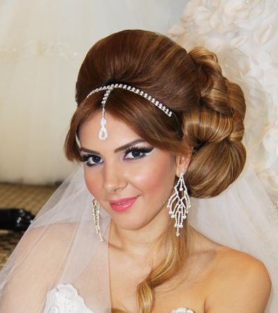 صور اجمل تسريحات شعر للعروس