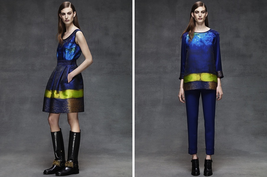 ألأناقة عنوان مجموعة أزياء Alberta Ferretti Pre-Fall 2014