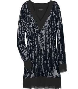 فستان باللّون الأسود البرّاق من Karl Lagerfeld