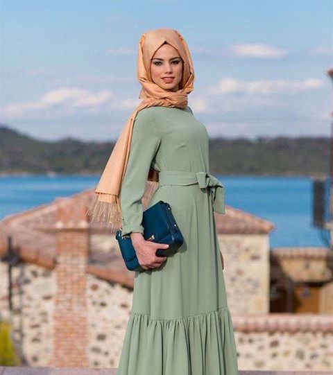 صور فساتين 2017 للمحجبات بالموديلات