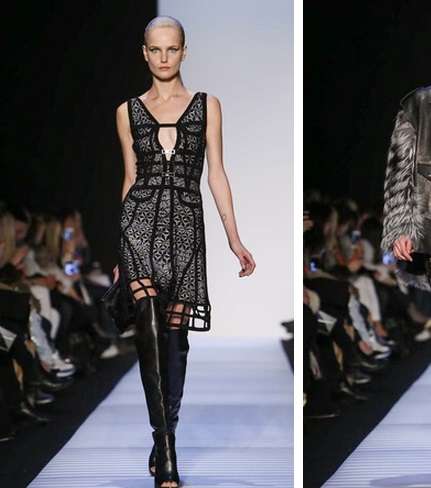 من مجموعة Herve Leger لشتاء 2015، إليك هذه الأزياء المميّزة
