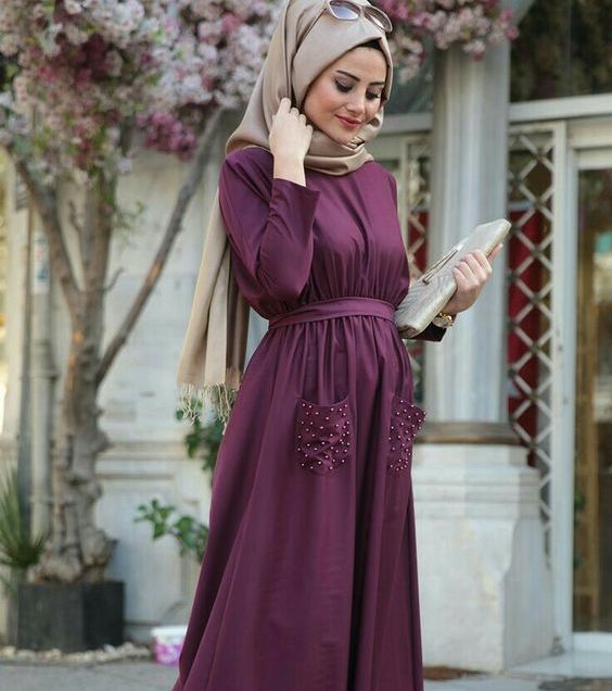 صور اروع فساتين انستقرام محجبات