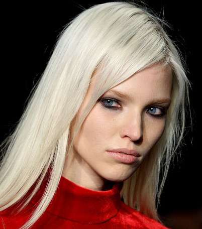 صور لوكات مكياج وشعر  أسبوع الموضة في لندن خريف وشتاء 2015