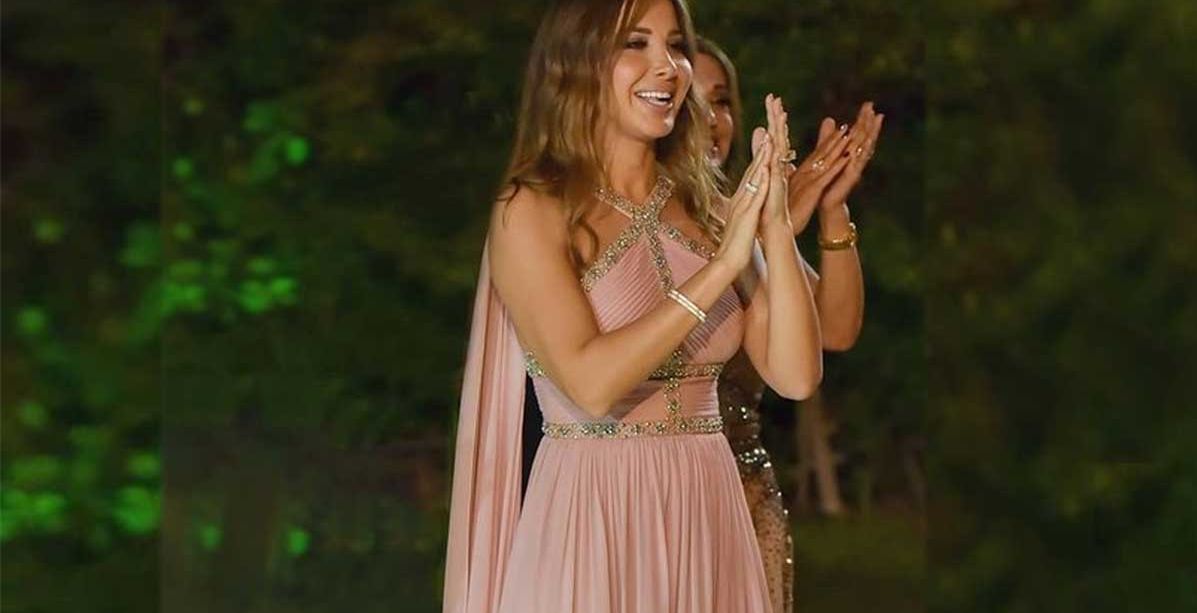 نانسي عجرم في زفاف شقيقها نبيل