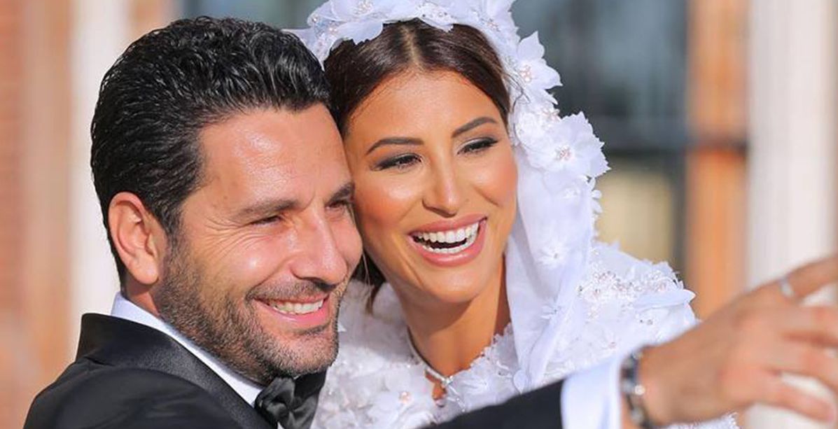 وسام بريدي وريم السعيدي: زفاف الموسم...والعروس تتألق بتصميم جورج حبيقة
