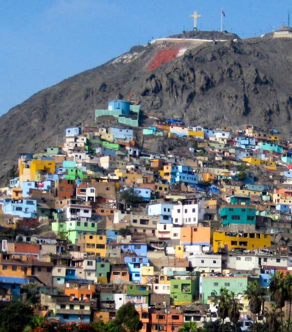 مدينة Lima في البيرو قوس قزح دائم الظهور! 