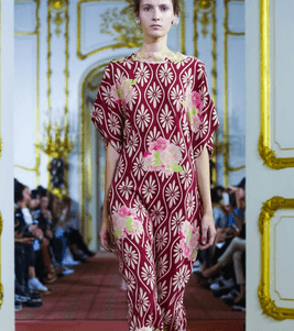 موضة الاقمشة المطبعة من Simone Rocha لصيف 2016