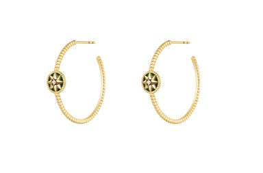 اقراط مدورة Hoops من Rose des vents من ديور