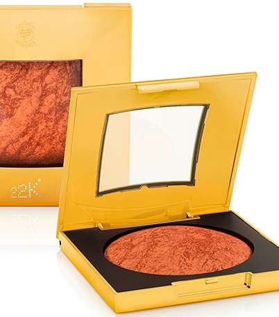 بودرة Glowing Sparkling Baked Bronzing من مكياجي