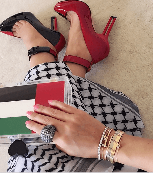من الفاشينيستا اللواتي تالقن في اليوم الوطني الاماراتي، ريما زهران