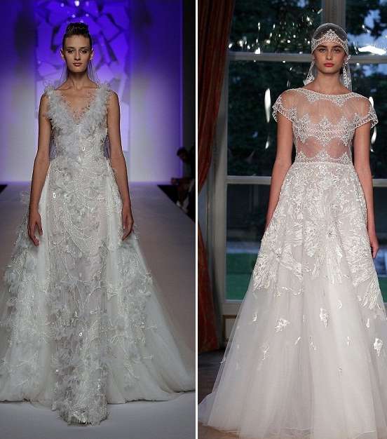 فستان العروس من تصميم عبد محفوظ وداني الأطرش