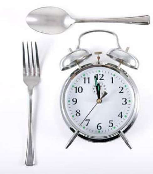 توقيت الوجبات