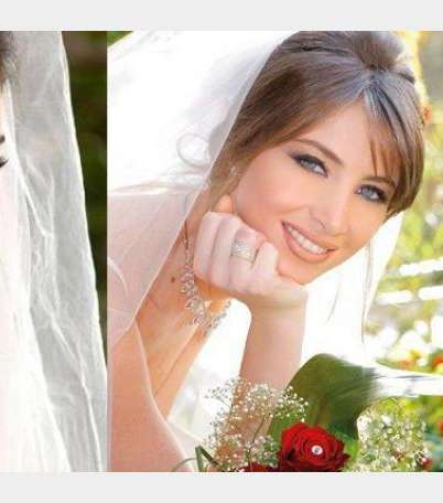 إطلالة العروس بين أنابيلا هلال وسيرين عبد النور