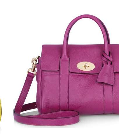 حقائب بألوان النيون ماركة mulberry
