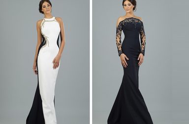 بالصور، إكتشفي أجمل فساتين سهرة وفساتين طويلة لشتاء 2014