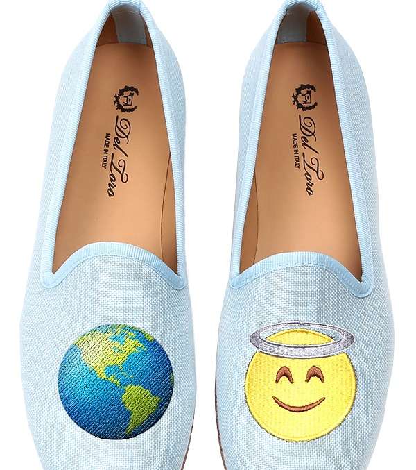 صور الـ Emoticans تسيطر على احذية Del Toro الـ Slippers لصيف 2015