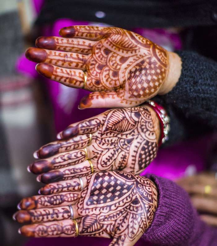 نقش حناء اماراتي ناعم جميل مستوحى من رمضان