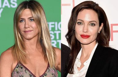 أنجلينا جولي وجنيفر أنيستون في الغولدن غلوبز