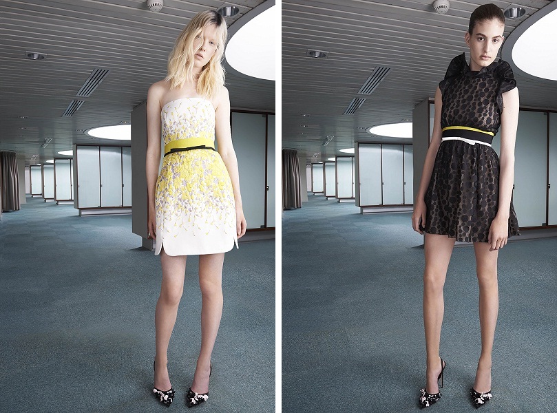 صور فساتين Giambattista Valli الناعمة من وحي الصيف