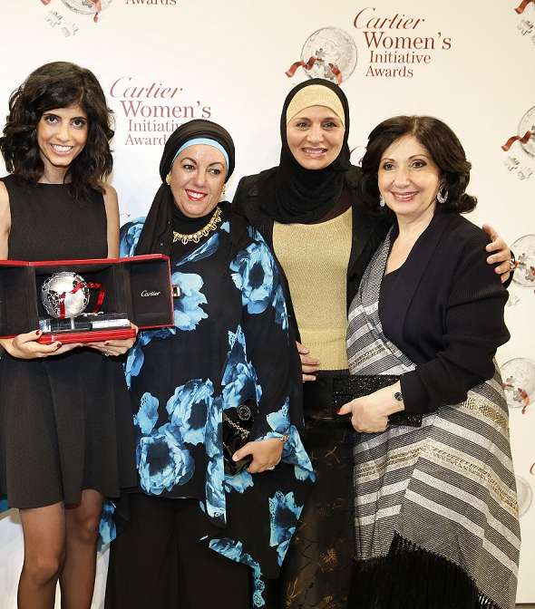 السيدات اللواتي تاهلن للمرحلة الاخيرة لنيل جائزة Cartier Women's initiative award لسنة 2015