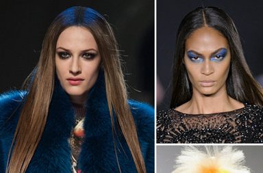 الأزرق في مكياجك هذا الفصل