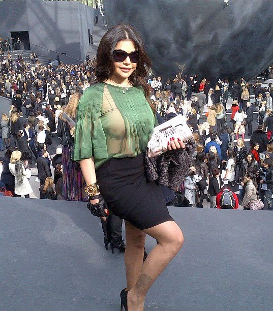 هيفاء في أسبوع الموضة في باريس 2013