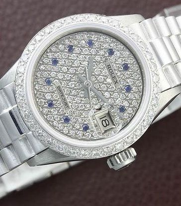 من أغلى ساعات رولكس، ساعة  Datejust Ladies White Gold