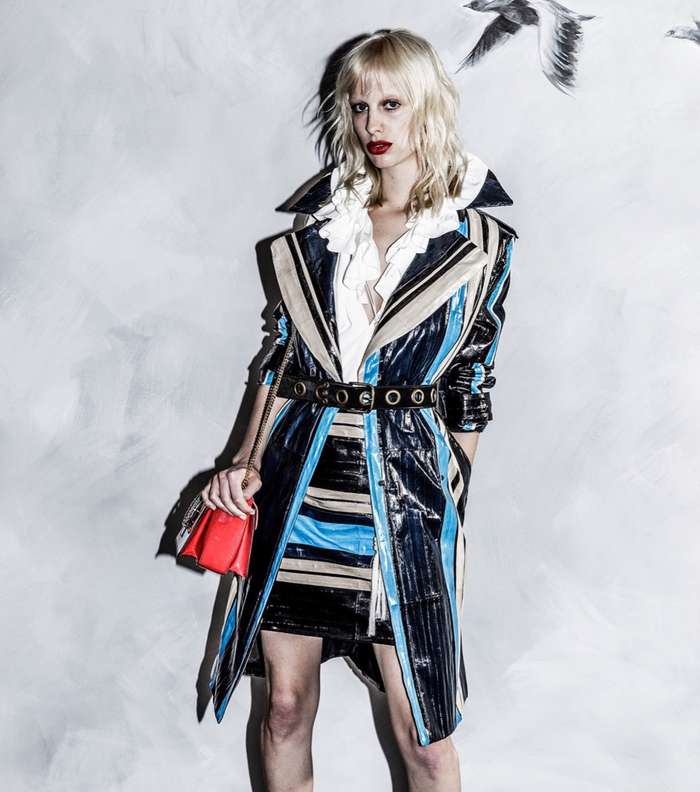الاقمشة المقلمة موضة من مجموعة لانفان Resort 2016