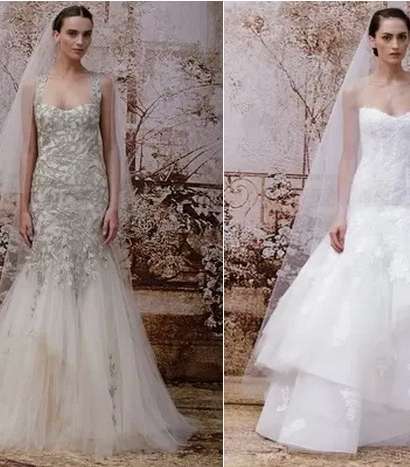 الرمادي يخترق الأبيض في فستان مميّز 