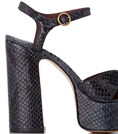حذاء مارك جايكوبز باسلوب الـ Platform wedges وبجلد التسماح