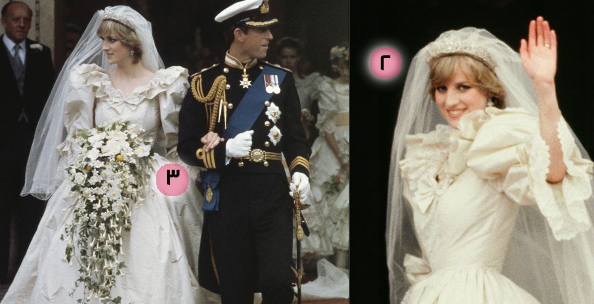 تفاصيل زفاف الاميرة ديانا